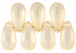 Tear Drops 10 x 5mm : Luster - Transparent Champagne