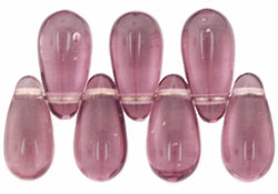 Tear Drops 10 x 5mm : Med Amethyst
