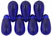 Tear Drops 10 x 5mm : Cobalt