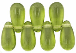 Tear Drops 10 x 5mm: Olivine