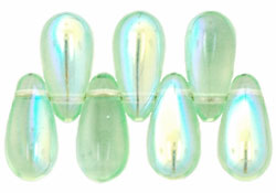 Tear Drops 10 x 5mm : Peridot AB