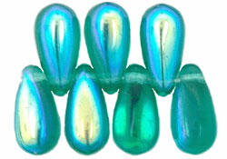 Tear Drops 10 x 5mm : Teal AB