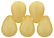 Tear Drops 6 x 4mm : Opaque Lt Beige