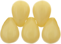 Tear Drops 6 x 4mm : Opaque Lt Beige