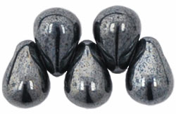 Tear Drops 6 x 4mm : Hematite