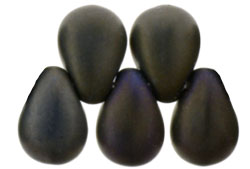 Tear Drops 6 x 4mm : Matte - Iris - Brown