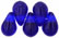 Tear Drops 6 x 4mm : Cobalt