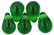 Tear Drops 6 x 4mm : Green Emerald