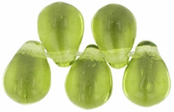 Tear Drops 6 x 4mm : Olivine