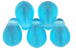 Tear Drops 6 x 4mm : Aquamarine