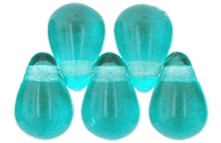 Tear Drops 6 x 4mm : Lt Teal