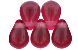 Tear Drops 6 x 4mm : Fuchsia