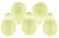 Tear Drops 6 x 4mm : Jonquil