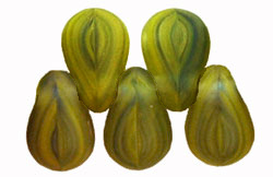 Tear Drops 6 x 4mm : HurriCane Glass - Matte - Saxifraga
