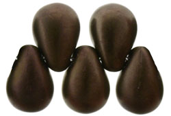 Tear Drops 6 x 4mm : Matte - Dk Bronze