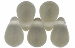 Tear Drops 6 x 4mm : Matte - Black Diamond