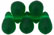 Tear Drops 6 x 4mm : Matte - Green Emerald