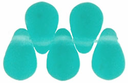 Tear Drops 6 x 4mm : Matte - Teal