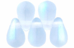 Tear Drops 6 x 4mm : Matte - Lt Sapphire AB