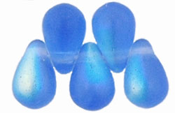 Tear Drops 6 x 4mm : Matte - Sapphire AB