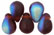 Tear Drops 6 x 4mm : Matte - Ruby AB