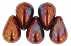 Tear Drops 6 x 4mm : Iris - Copper