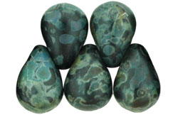 Tear Drops 6 x 4mm : Matte - Jet - Picasso