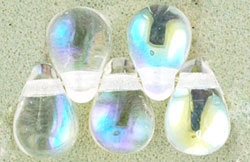Tear Drops 6 x 4mm : Crystal AB