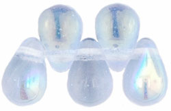 Tear Drops 6 x 4mm : Lt Sapphire AB