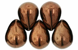 Lg. Tear Drops 8 x 6mm : Dk Bronze