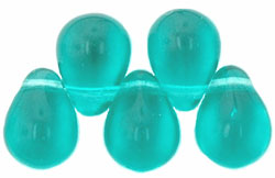 Lg. Tear Drops 8 x 6mm : Lt Teal