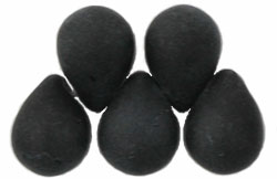 Lg. Tear Drops 8 x 6mm : Matte - Jet
