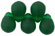 Lg. Tear Drops 8 x 6mm : Matte - Green Emerald