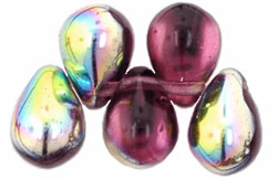 Lg. Tear Drops 8 x 6mm : Med Amethyst - Vitral