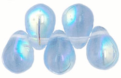 Lg. Tear Drops 8 x 6mm : Lt Sapphire AB