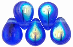 Lg. Tear Drops 8 x 6mm : Sapphire AB