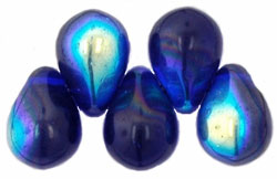 Lg. Tear Drops 8 x 6mm : Cobalt AB