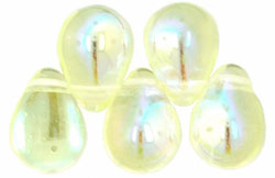 Lg. Tear Drops 8 x 6mm : Jonquil AB