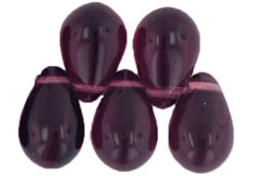 Lg. Tear Drops 9 x 6mm : Amethyst