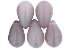 Lg. Tear Drops 9 x 6mm : Milky Amethyst