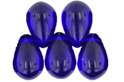 Lg. Tear Drops 9 x 6mm : Cobalt