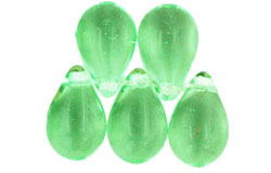 Lg. Tear Drops 9 x 6mm : Peridot