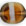 Oval Window Beads 12/14mm : Smoky/White