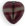 Heart Window Beads 15 x 15mm: Black Diamond/Amethyst