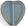 Heart Window Beads 15 x 15mm : Montana Blue/Black Diamond