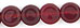 Small Dime Beads 5mm: Ruby