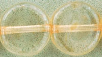 Dime Beads 8 x 3mm : Luster - Transparent Champagne