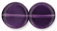Dime Beads 8 x 3mm : Tanzanite