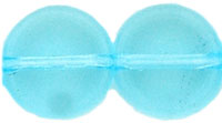 Dime Beads 8 x 3mm : Aquamarine