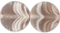Dime Beads 8 x 3mm : HurriCane Glass - Smoke Stack